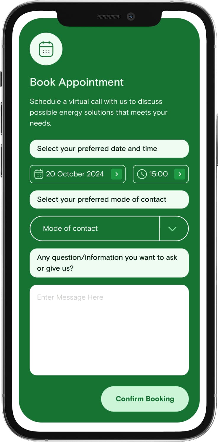 The Solar Hub app screenshot